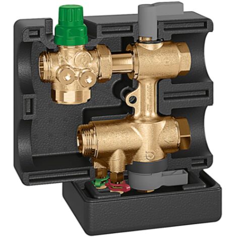Gruppo di collegamento e regolazione per unità terminali HVAC. DN 20, Kv Venturi 5,00 Caleffi 149500 1H2  20