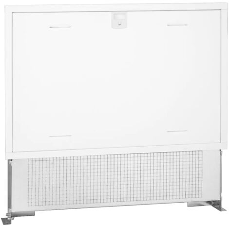 Cassetta a profondità regolabile per collettori. Altezza 500 mm e larghezza 1000 mm. Caleffi 661105  Bianco