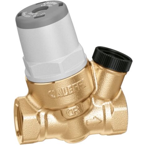 Micro riduttore di pressione inclinato, con manometro 0-10 bar. Caleffi 533230H 3/8"F