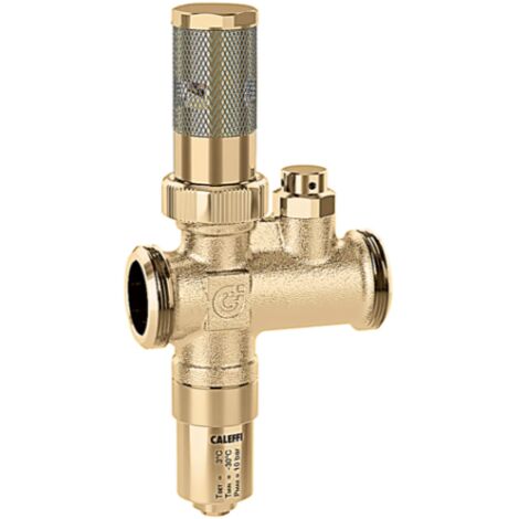 Valvola antigelo con sensore aria, corpo in ottone. 1 1/4" 108 iStop Caleffi 108711  1 1/4”