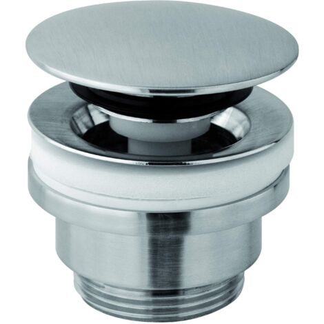 Piletta, con scarico clic-clac Steel Looking Paffoni ZSCA050ST  Steel looking