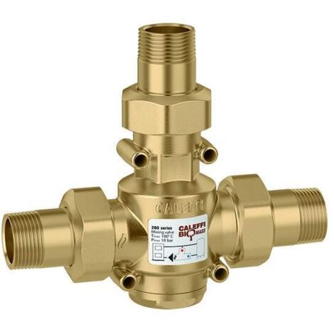 Valvola anticondensa con controllo termostatico della temperatura Caleffi 280 DN20 - 3/4" - 70°C