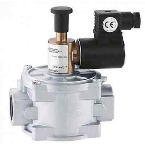 Elettrovalvola gas normalmente aperta, con riarmo manuale. Attacco Rp 2"F Caleffi 839209  2"F