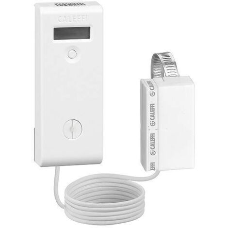 Ripartitore con sonda estesa per impianti a radiatori con distribuzione a colonne montanti.Caleffi MONITOR 2.0E 720025  Bianco