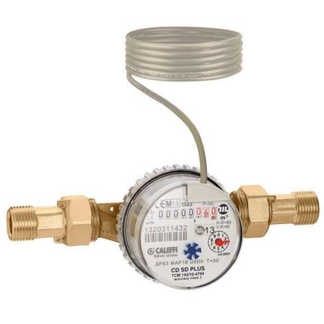 Contatore volumetrico con uscita impulsiva Caleffi 7942 1/2"