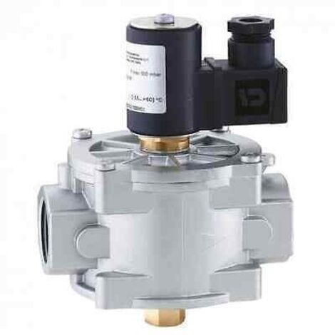 Elettrovalvola gas normalmente chiusa con riarmo manuale, Rp 1"F Caleffi 837206 1"F