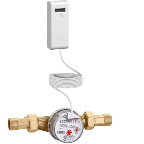 Acquisitore consumi sanitari con lettura wireless Caleffi 7200  3/4"AFS+PULSE