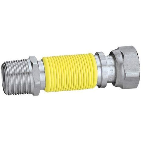 Giunto estensibile in acciaio inox, attacco 3/4"M e 3/4"F Caleffi 841514  Acciaio inox