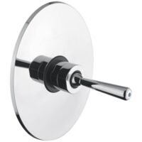Flussometro temporizzato WC da incasso con comando a leva antisvitamento 3/4" Serie MODERN Idral 08067-34 Cromato - Ottone