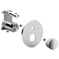 Paffoni Jo - Miscelatore ad incasso per 2 utenze, cromo JOBOX015CR