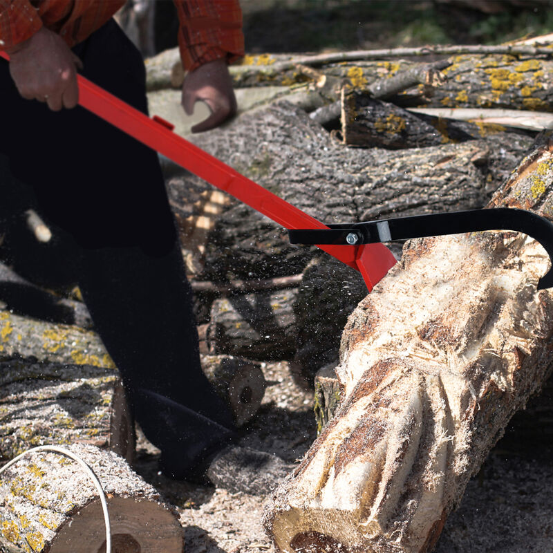Aufun Profi Fällheber Zum Baumfällen 130cm Geschmiedeter