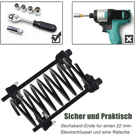 Flyelf Federspanner Set 2 Stück - 380mm Federkompressor Für Auto