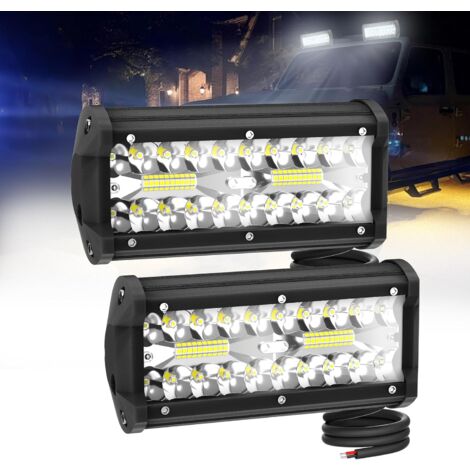 AufuN LED Arbeitsscheinwerfer 5.8 Zoll 54W - IP67 Wasserdicht Offroad Licht