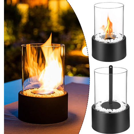 AUFUN Tischkamin, Tischfeuer Ethanol Kamin für Indoor und Outdoor inkl