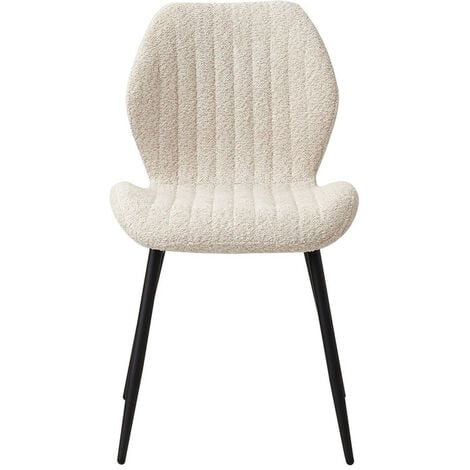 Wokaka Lot de 4 chaises - chaise de salle à manger rétro -chaise en lin-pieds en métal(Kaki)