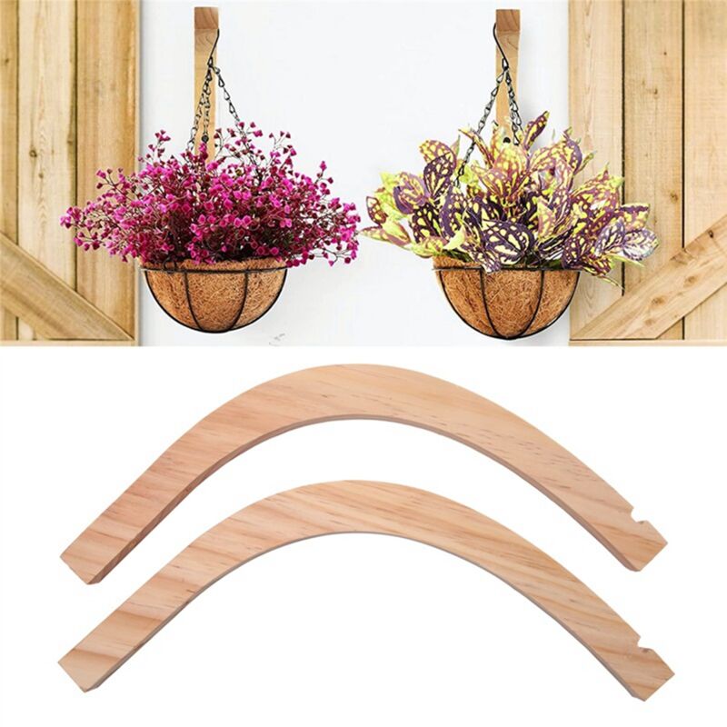 2x crochets panier de fleurs crochet mural support mural en fonte environ  30 cm pour plantes jardin support mural crochets de fleurs