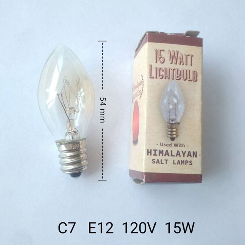 Ampoules de Remplacement de Lumière de Nuit de 7 Watts, Ampoule de Lampe à  Sel, Pièges à Puces, Veilleuse Enfichable, Ampoule à Bougie Électrique,  Veilleuses et Lampes de Noël. Douille Incandescente E12