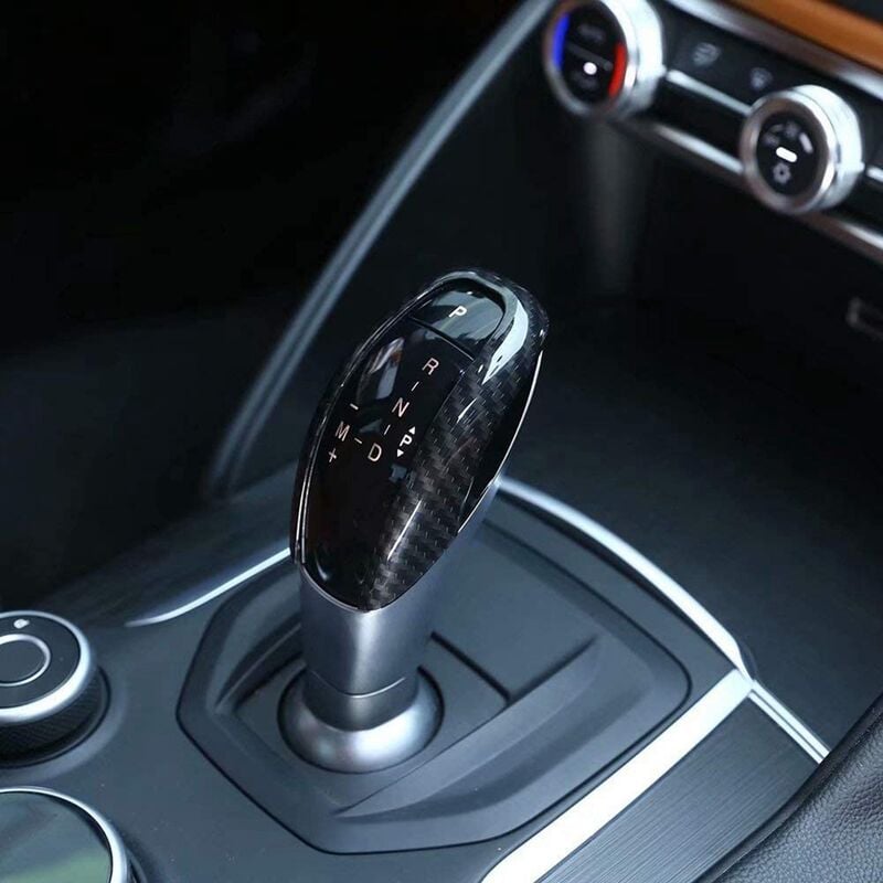 pour MG ZS 2017-2020 EV MG6 Fibre de ABS Pommeau de Levier de Vitesse  Couvercle de TêTe Garniture Accessoires de Voiture