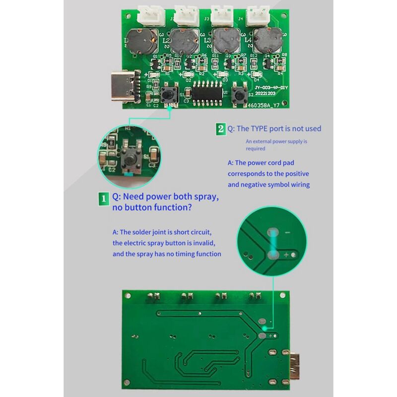 10 pièces USB humidificateur atomisation pilote carte PCB Circuit