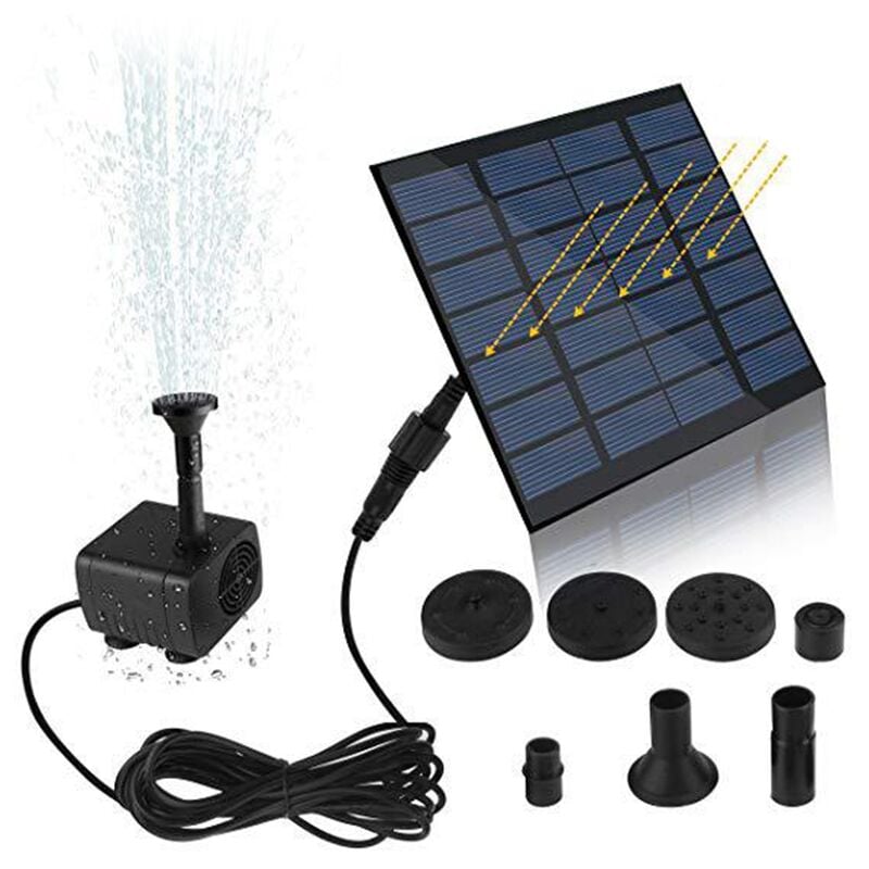 Kit pompage solaire immergé Shurflo 9325 sans batterie - 12V Pompe Solaire