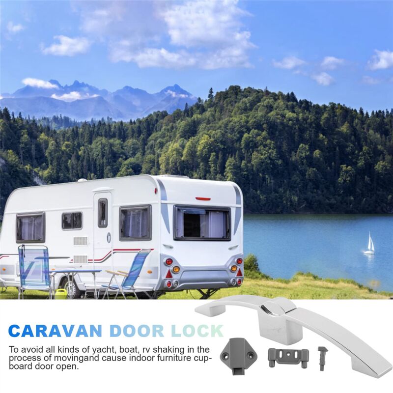 Camping-Car Voiture Push Lock RV Caravane Bateau Armoire Serrures PoignéE  Maison Tiroir Loquet Bouton Serrures