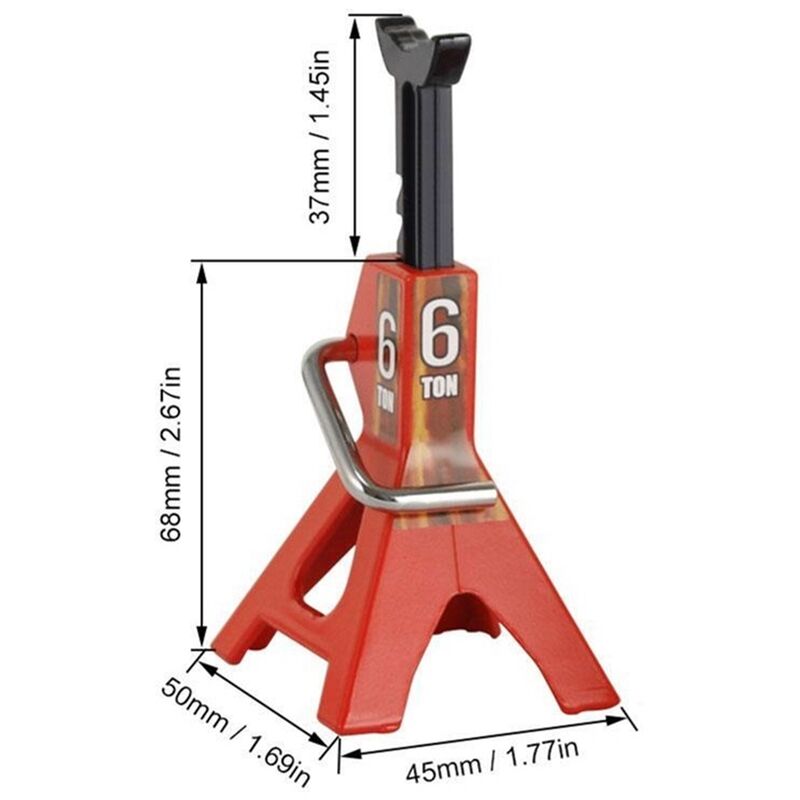 Voiture TéLéCommandéE 6 Tonnes le Support de Prise Ajustable les Ciseaux en  MéTal Outil de RéParation de Cric Partie Convient pour éChelle 1:10  Accessoire de Voiture TéLéCommandé