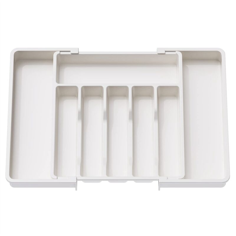 Acheter Boîte à couverts organisateur de tiroir extensible largeur réglable  conception compacte compartiment facile d'accès organisateur de vaisselle