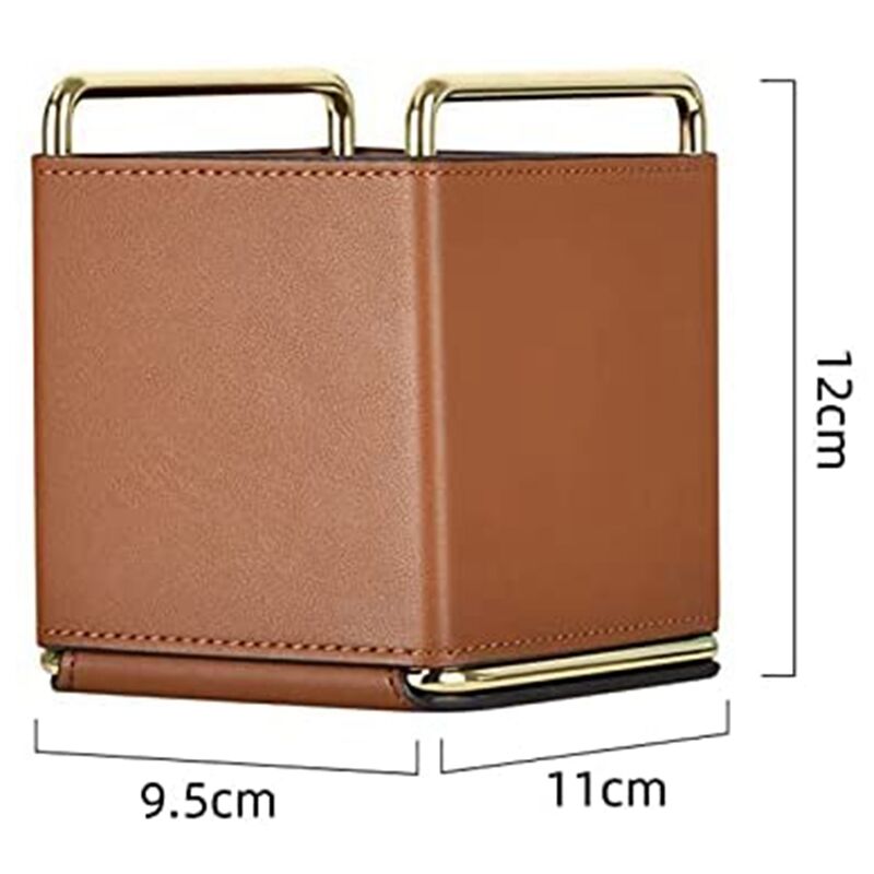 Organisateur de pare-soleil de voiture en PU, rangement en verre, Clip de  rangement, porte-carte, sac multif Brown