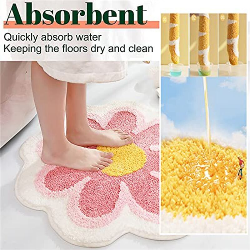 1pc Tapis Bain Bébé Cartoon Small Tapis Douche Antidérapant - Temu Belgium