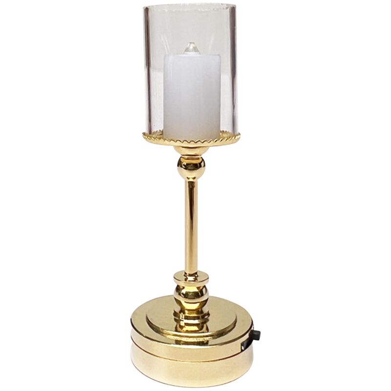 Suspension lampe Tiffany miniature maison poupée, laiton et verre L