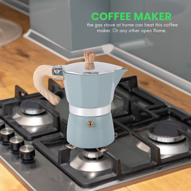 Cafetière Moka Électrique Prise Ue, 6 Tasses, Expresso Italien, Percolateur  En Acier Inoxydable 304, Cafetière Classique - AliExpress