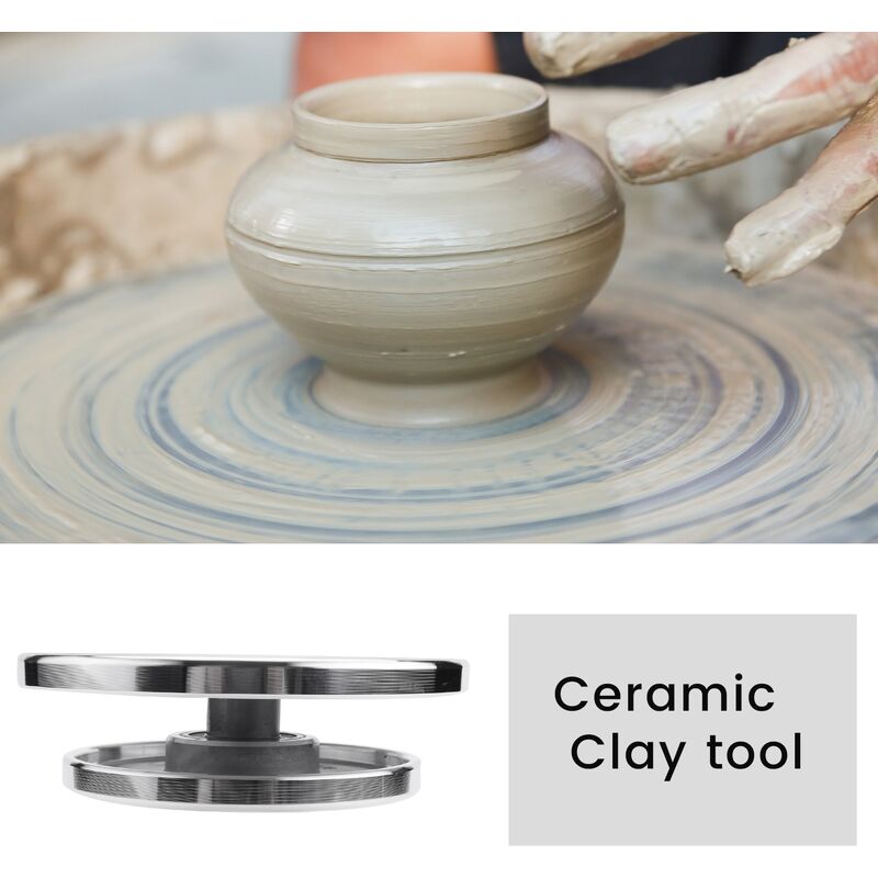 Roue de plateau tournant de poterie pour sculpter les outils de plaque de