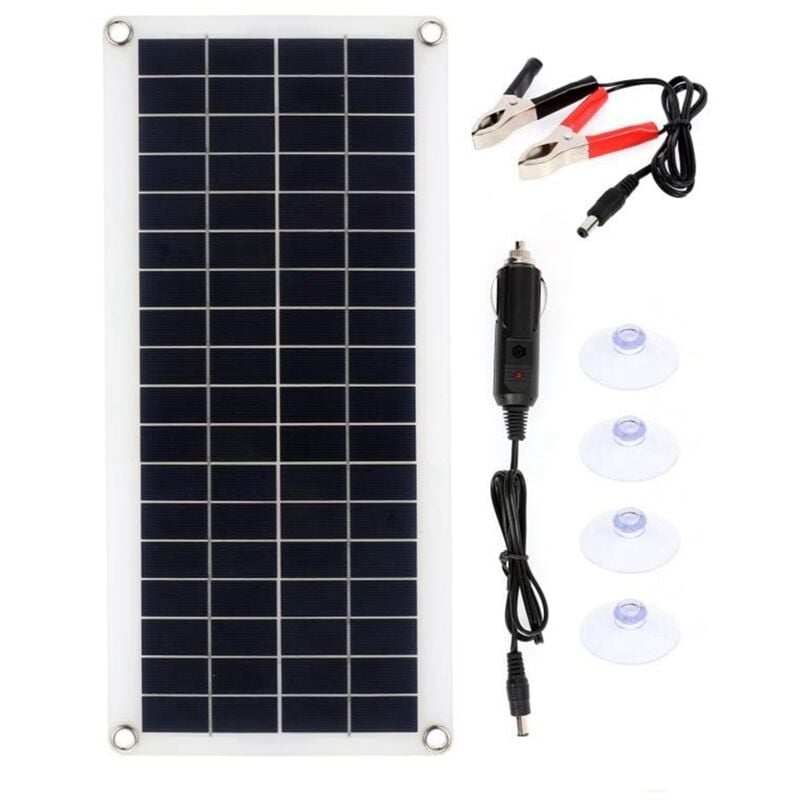 1 Set, Chargeur De Maintien De Batterie De Voiture Solaire