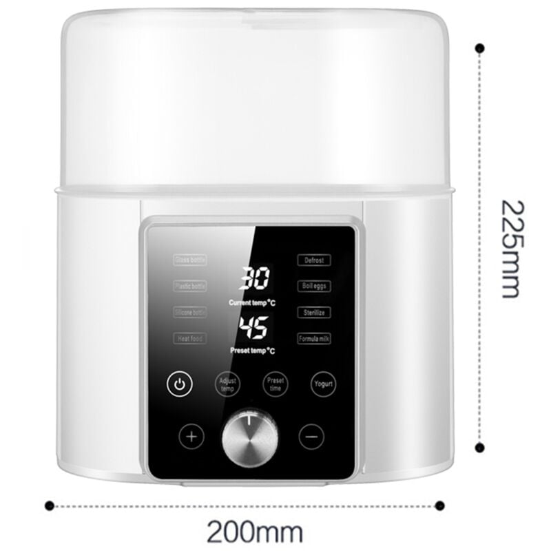 Bioby chauffe-biberon Portable sans fil chauffe-eau pour lait maternel 3  adaptateurs 4 réglages de