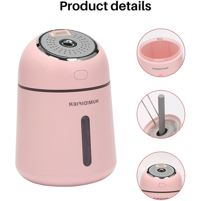 Mini Humidificateur à ultrasons de refroidisseur d'air portatif, USB,  Électrique, 5W