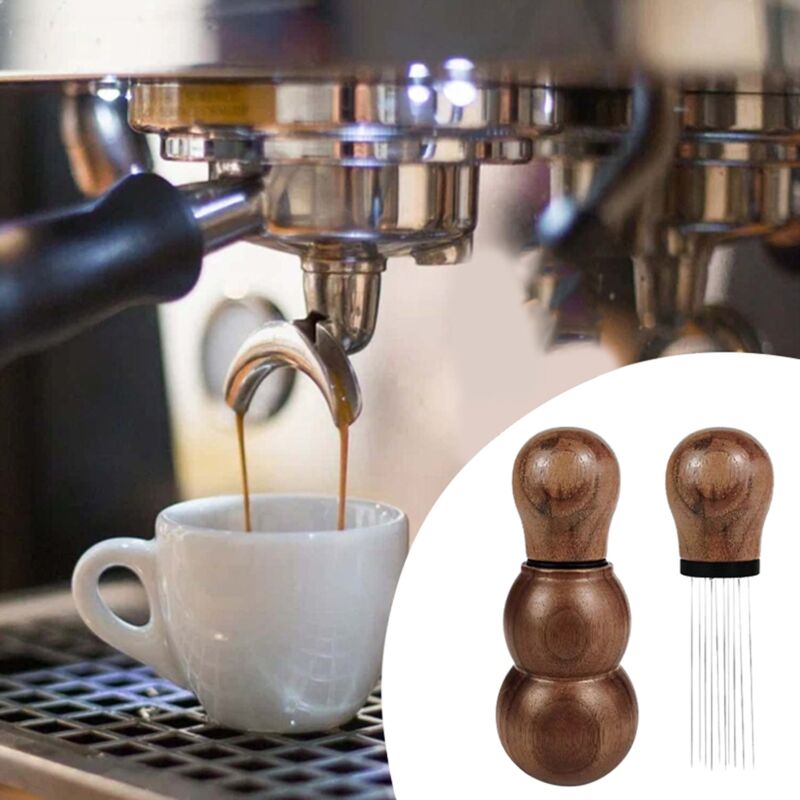 Base de sabotage de café Distributeur d'espresso en acier inoxydable  Cafetière Presse à grains de café Outil de marteau