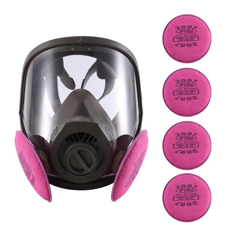 Masque Respiratoire Demi-Visage Réutilisable Avec 4 Filtres 2097