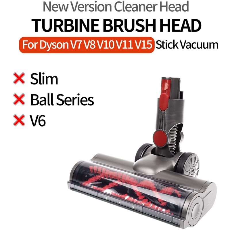 Pièces de Rechange Kit pour Dyson V7 V8 V10 V11 V15 Tube Buse Turbine Turbo