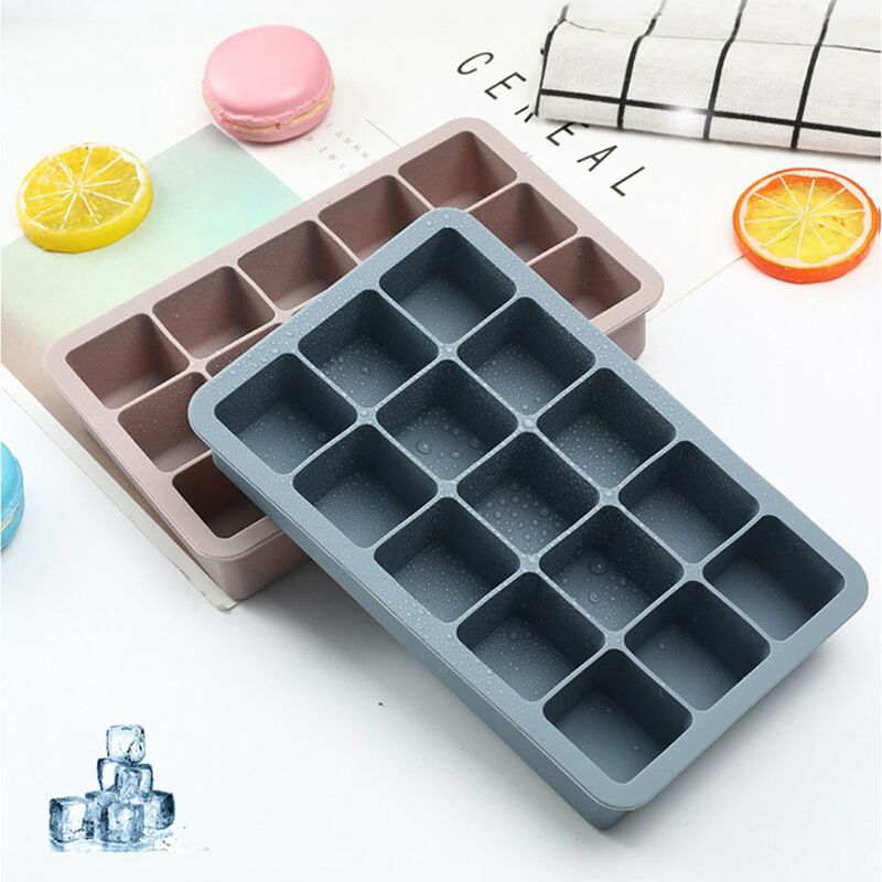 1 pièce Glace À Carreaux Glace Bloc Moule , En Couches En Silicone