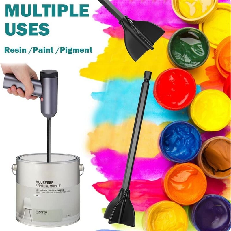 Mini mélangeur électrique portable pour peinture de modélisme,  sédimentation/mélange de couleurs (violet)