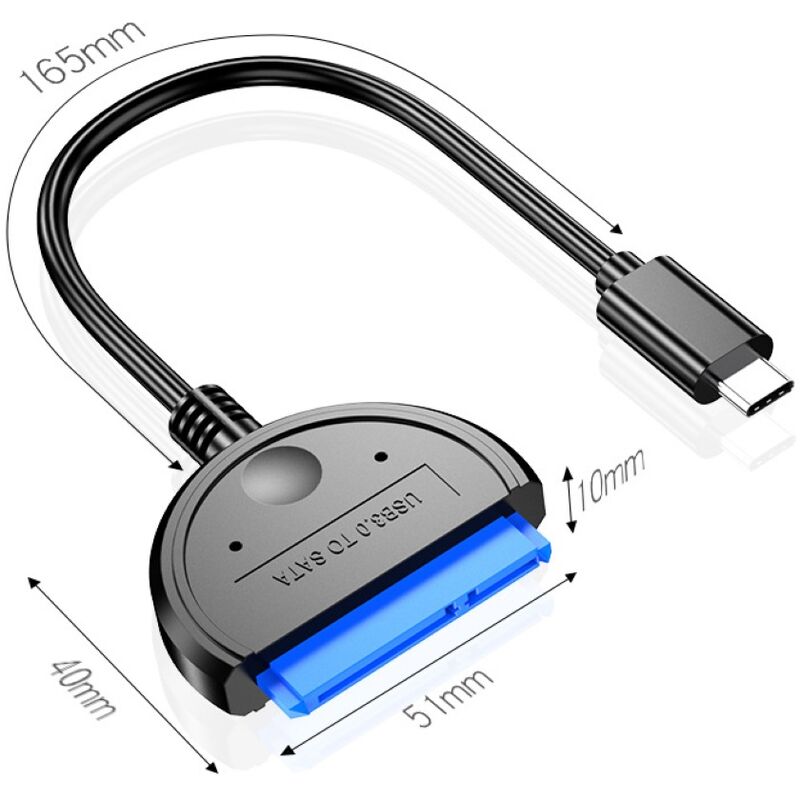 Câble adaptateur USB 3.0 à SATA haut débit Câble disque dur USB à SATA