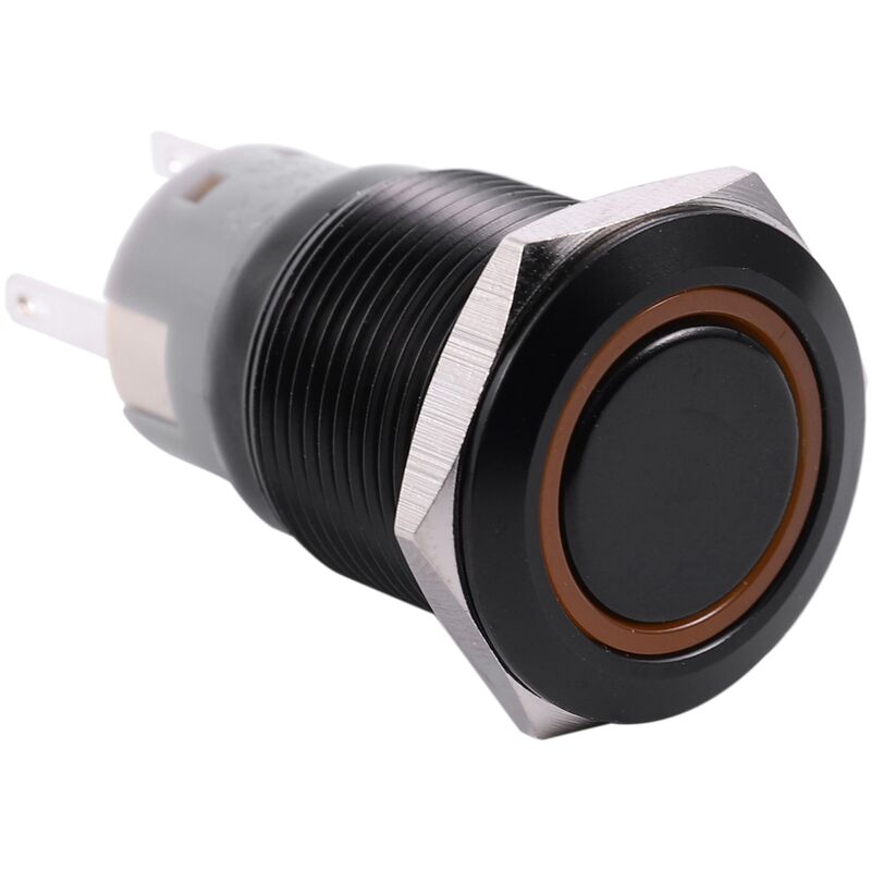 BOUTON POUSSOIR POUR OUVERTURE 19mm AC 220V 1NO 1NC Interrupteur