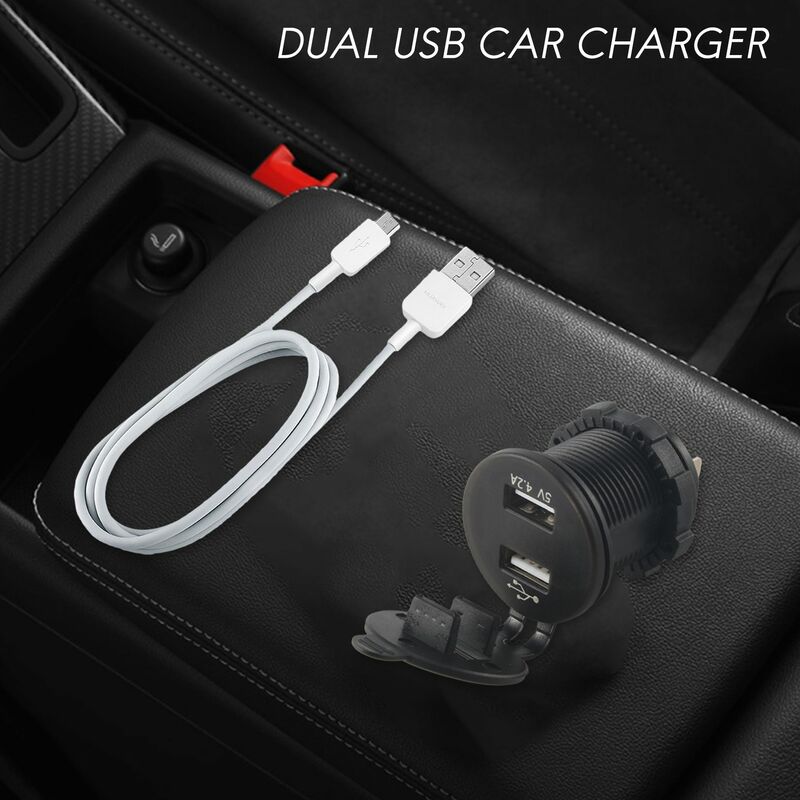 Chargeur allume-cigare Laguna, adaptateur secteur de voiture USB