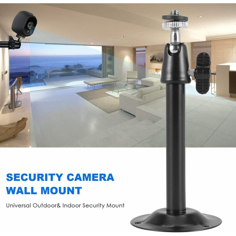 Support de caméra, support mural de sécurité, support de support de caméra  de surveillance Cctv universel pour intérieur extérieur