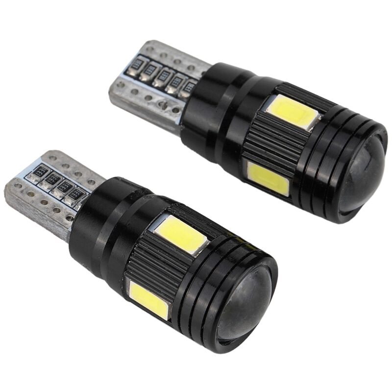 10 Ampoule LED Canbus W5W T10 8SMD 12V Voiture Lampe Signalisation  Stationnement - Équipement auto