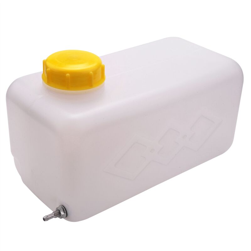 Réservoir de carburant de 5 L, réservoir de carburant en plastique,  réservoir d'essence en plastique de 5,5 L, grande capacité pour voiture,  camion, bateau, aviation, chauffage de stationnement, boîte bleue (bleu) 