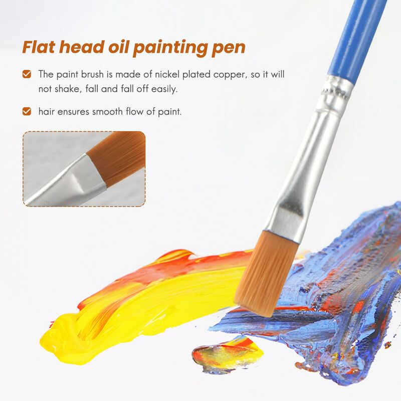 30pcs Éponge Peinture Pinceaux Kit Mini Kit De Peinture Enfant Dessin  Pinceau Peinture Set