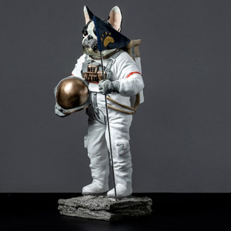 Figurine Résine Chien Astronaute