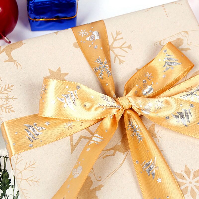 6 rouleaux Papier d'emballage Noël à motif flocon de neige aléatoire cadeau, Mode en ligne