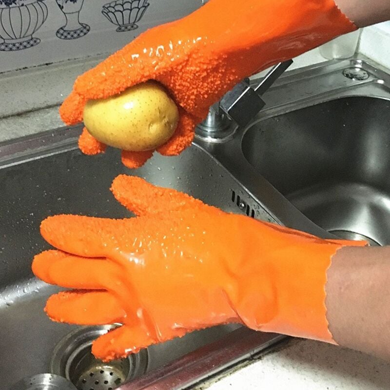 Gants cuisine de grattage en silicone